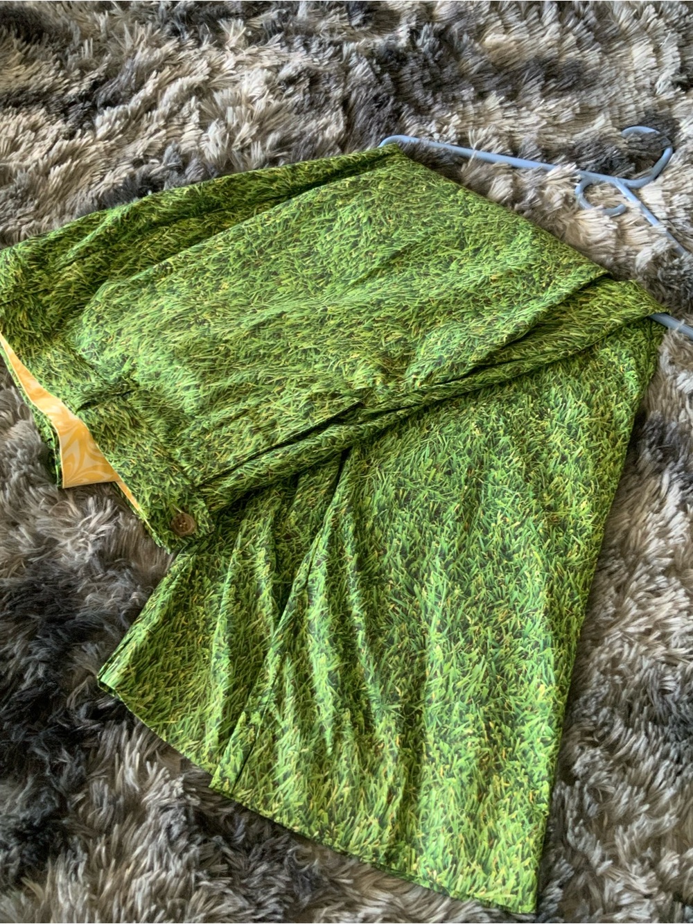 Men's Green Grass Patterned Casual Pants